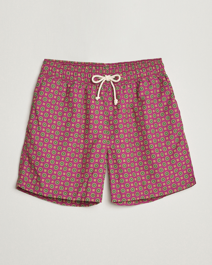 Mies | Uimahousut | Ripa Ripa | Nicola Radano Colab Printed Swimshorts Bordeaux