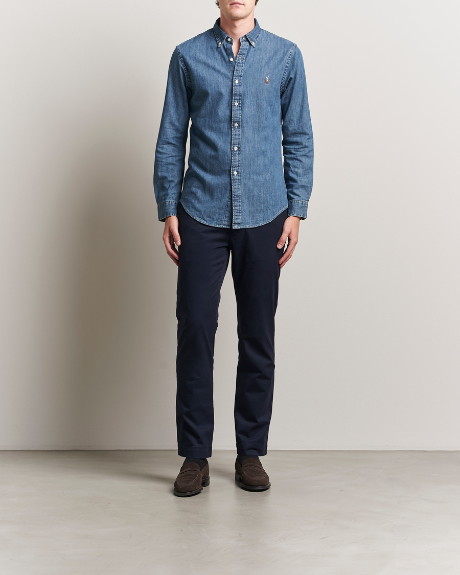 Mies | Housut | Polo Ralph Lauren | Slim Fit Stretch Chinos Aviator Navy