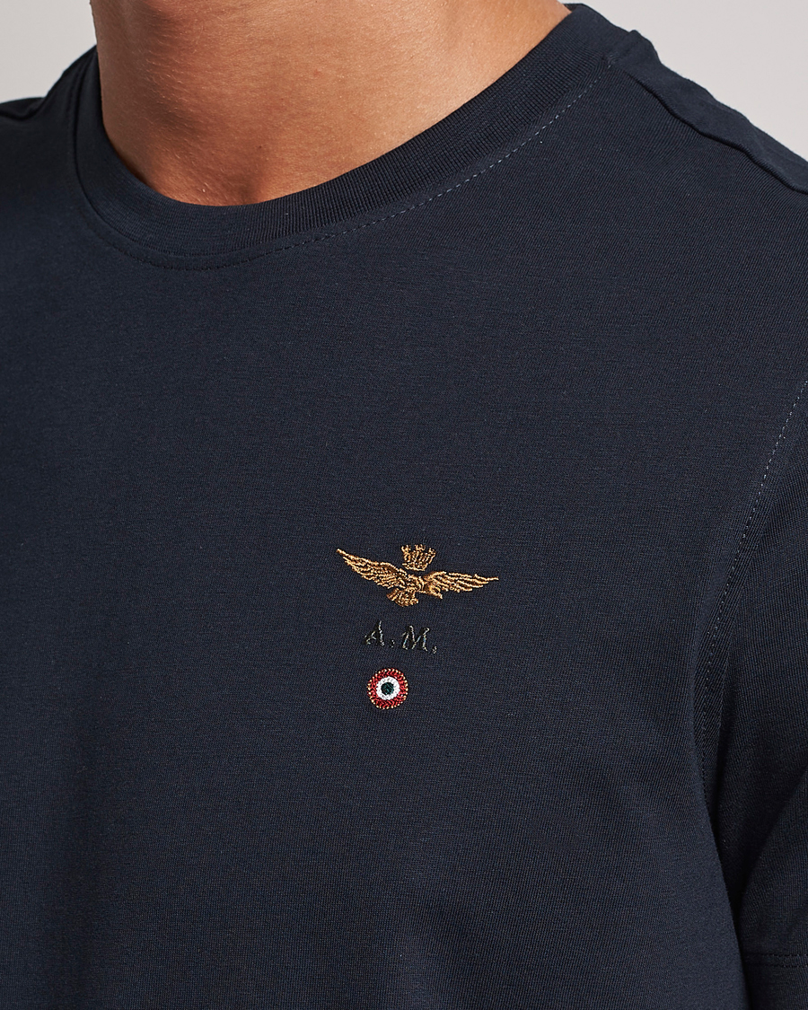 Mies | T-paidat | Aeronautica Militare | TS1580 Crew Neck Tee Navy