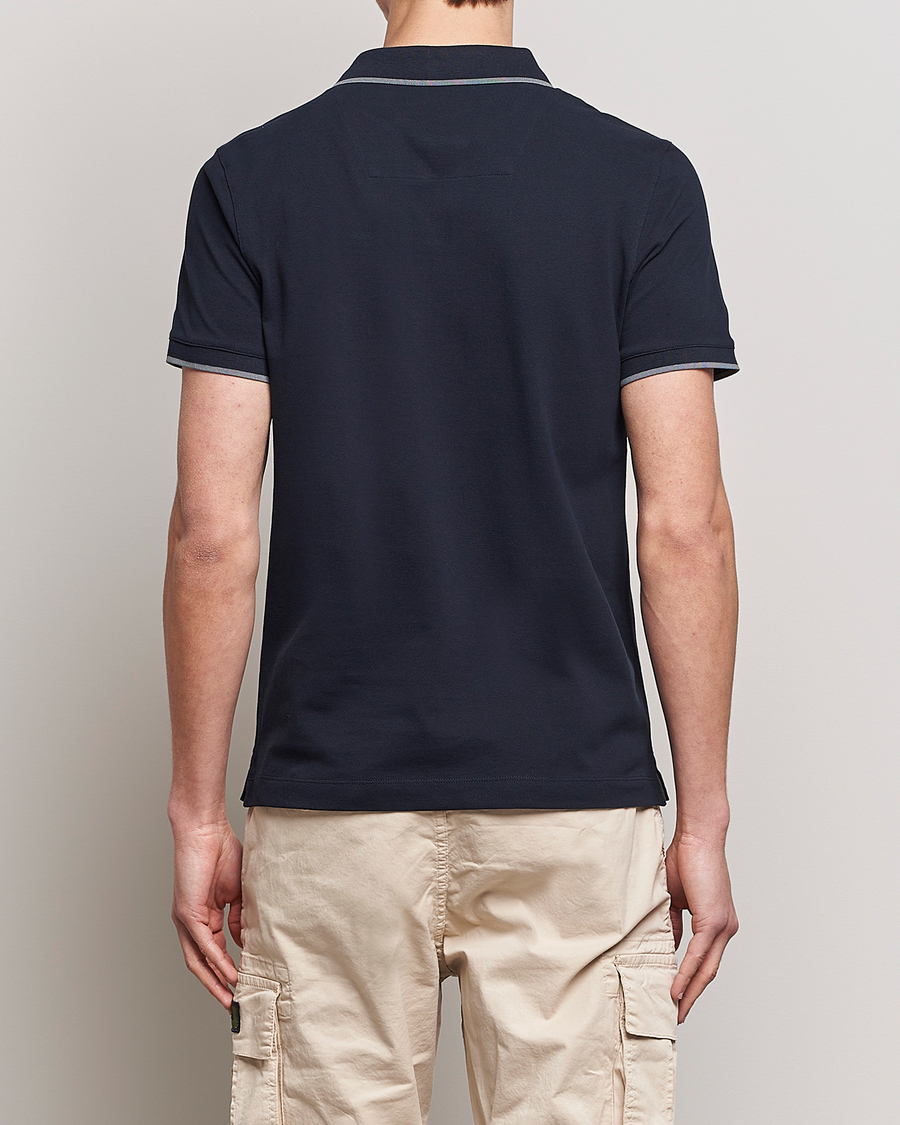 Mies | Pikeet | Aeronautica Militare | Garment Dyed Cotton Polo Navy