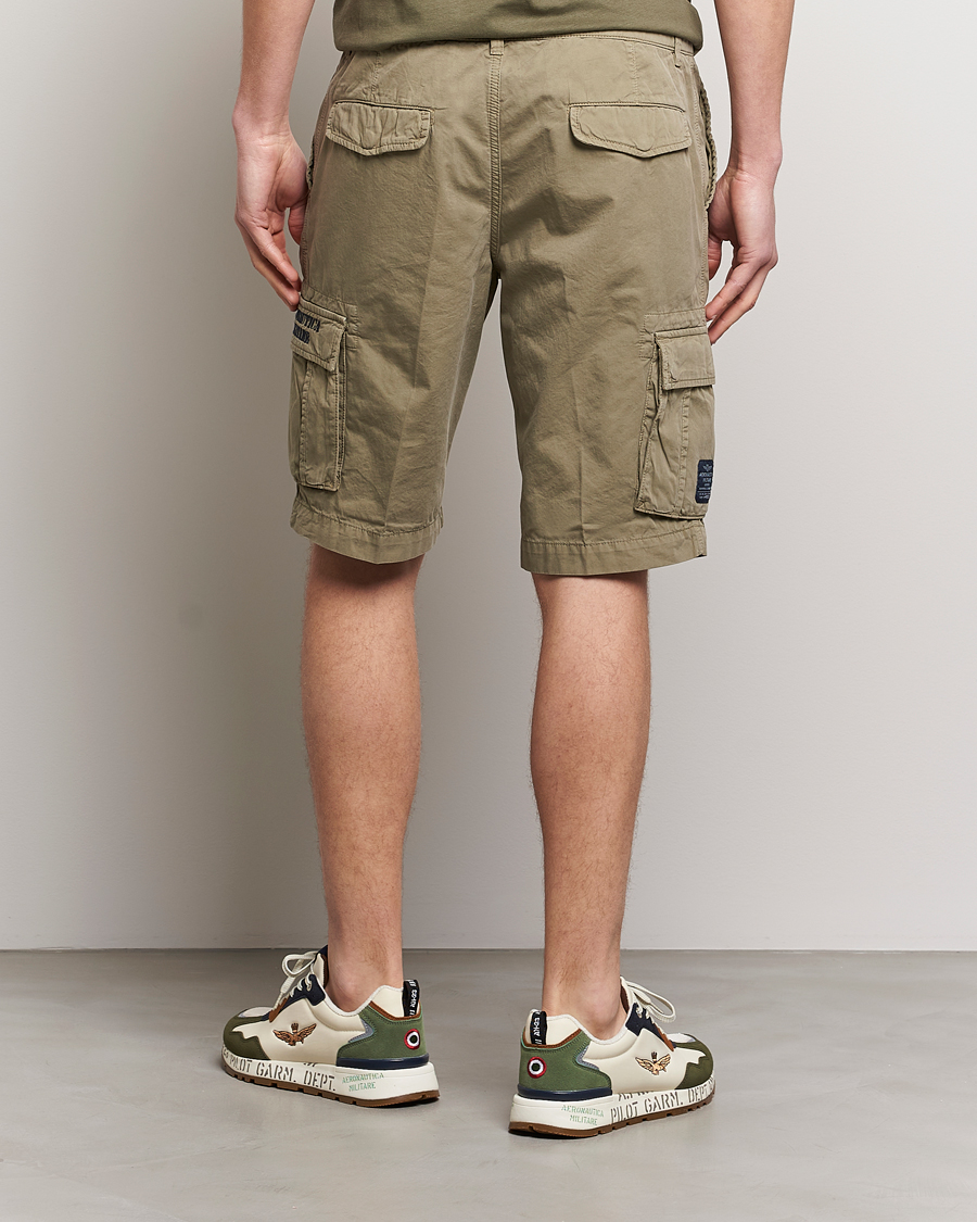 Mies | Shortsit | Aeronautica Militare | BE066 Cargo Shorts Green