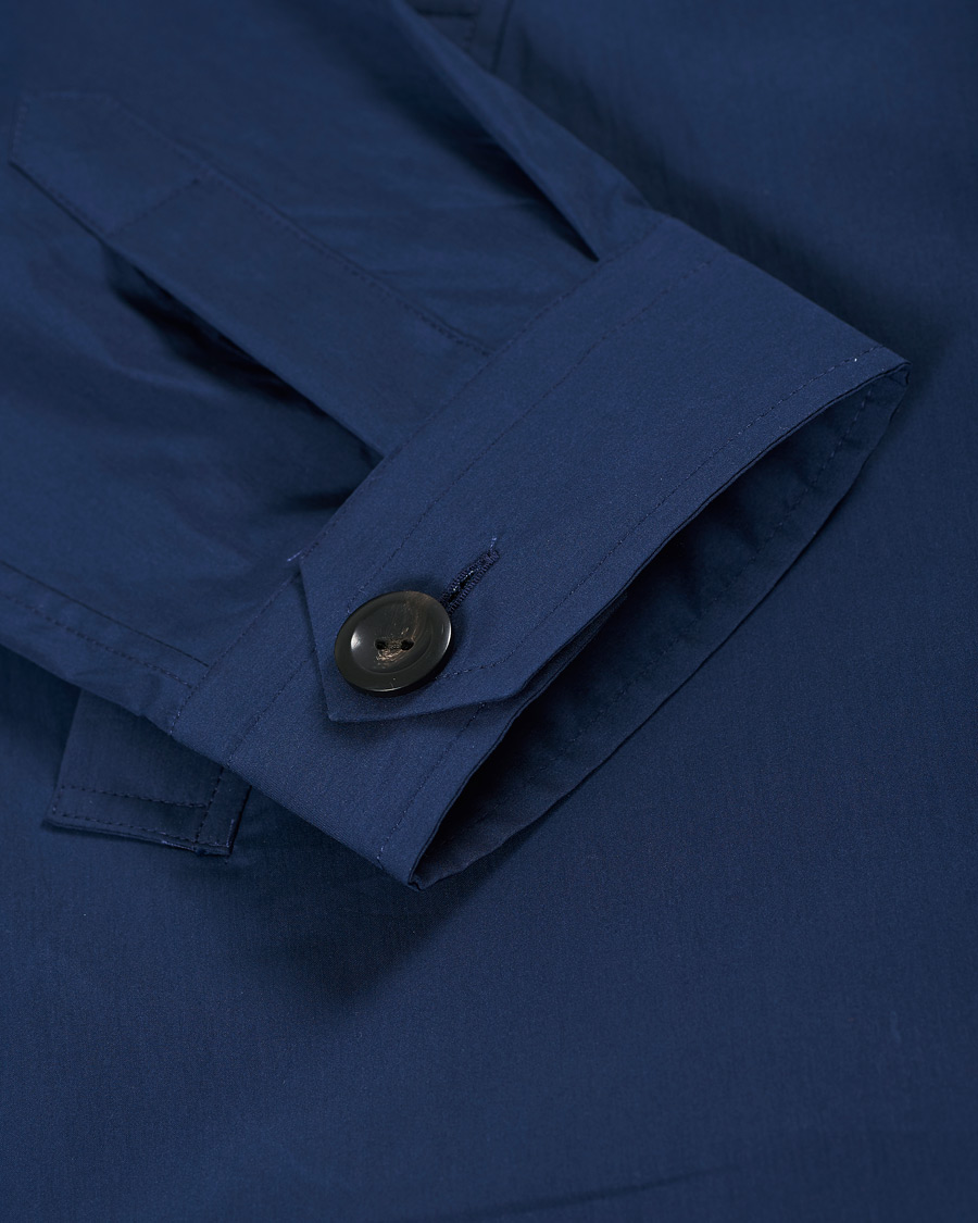 Mies | Kauluspaidat | Eton | Cotton/Nylon Overshirt Navy