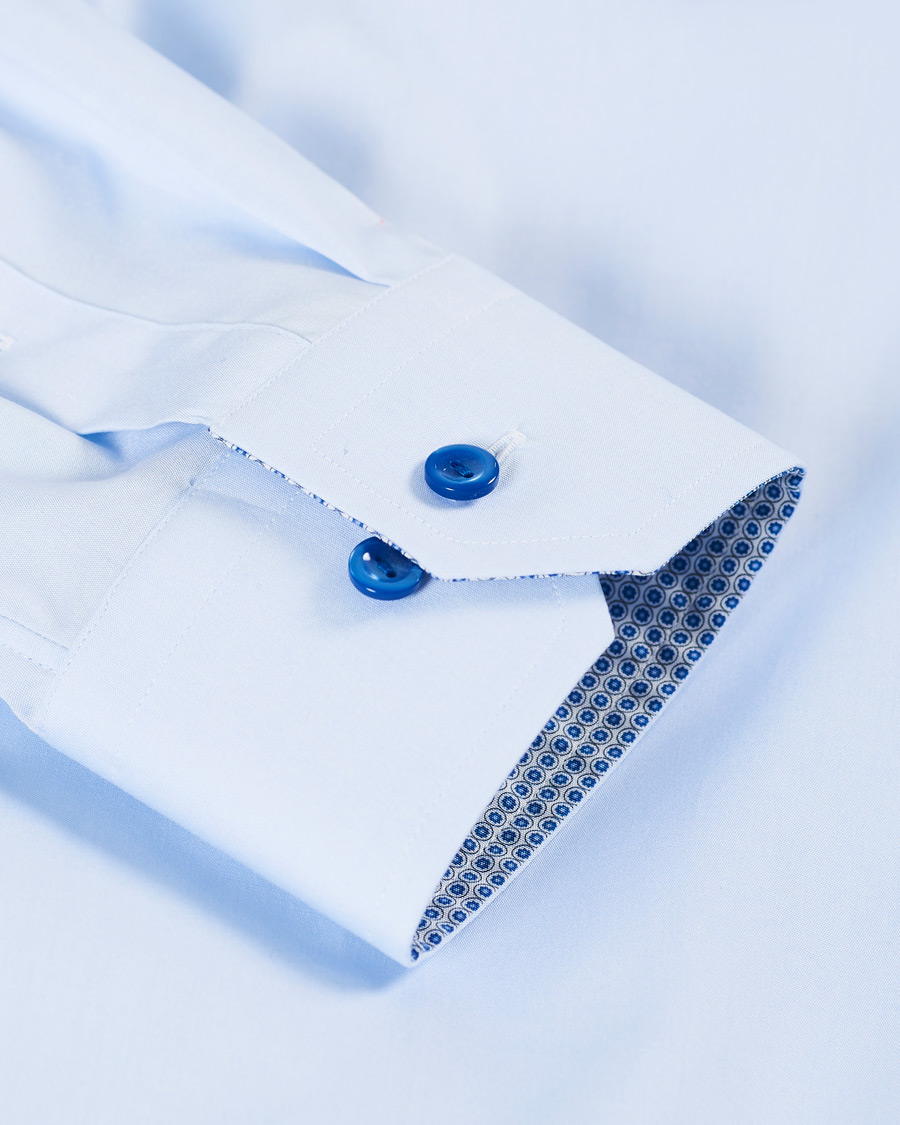 Mies | Kauluspaidat | Eton | Slim Fit Contrast Cut Away Shirt Blue