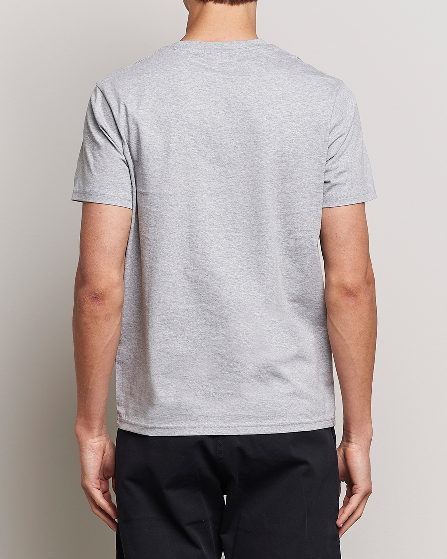 Mies | T-paidat | Lyle & Scott | Crew Neck Organic Cotton T-Shirt Light Grey Marl