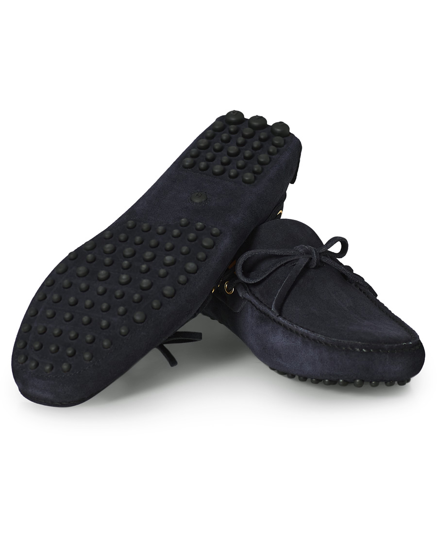 Mies |  | Car Shoe | Driver Moccasin Navy Suede