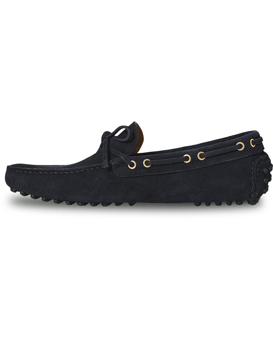 Mies | Car Shoe Driver Moccasin Navy Suede | Car Shoe | Driver Moccasin Navy Suede
