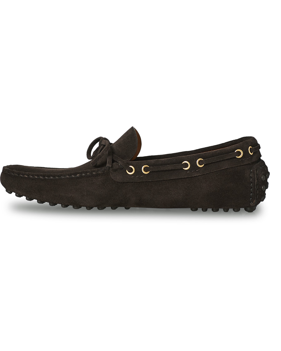 Mies | Car Shoe Driver Moccasin Dark Brown Suede | Car Shoe | Driver Moccasin Dark Brown Suede