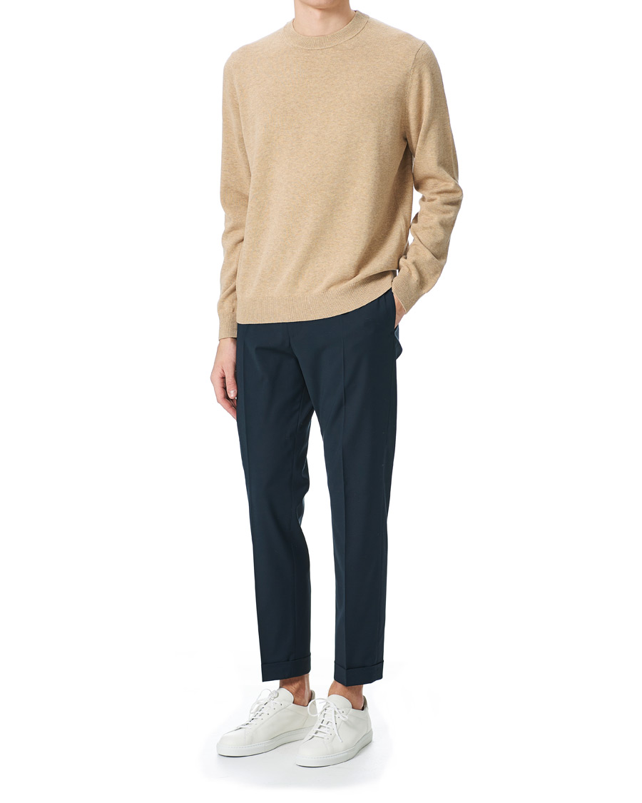 Mies | Puserot | Samsøe Samsøe | Samsøe & Samsøe Thijs Cotton/Cashmere Crew Neck Humus