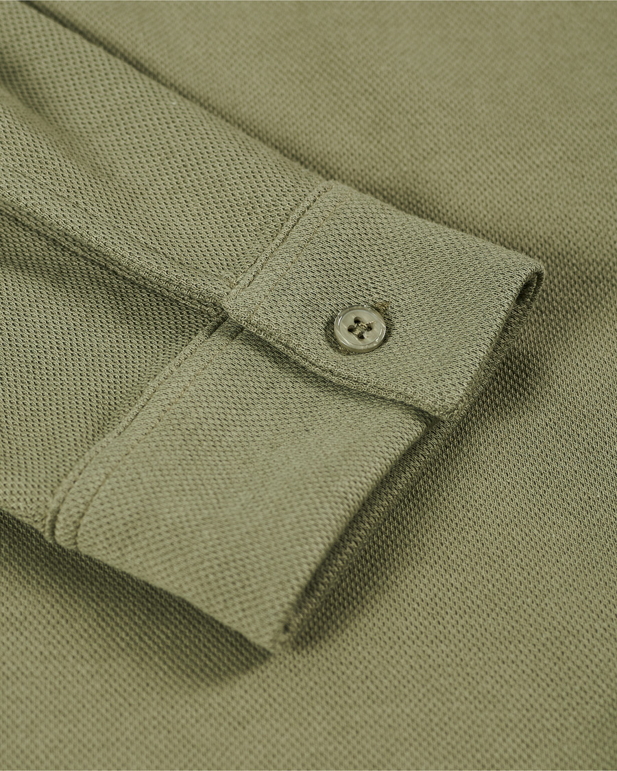 Mies | Puserot | Samsøe Samsøe | Samsøe & Samsøe Abuto Cotton Piquet Shirt Deep Lichen Green