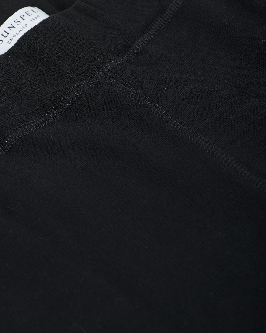 Mies | Housut | Sunspel | Cotton Loopback Track Pants Black