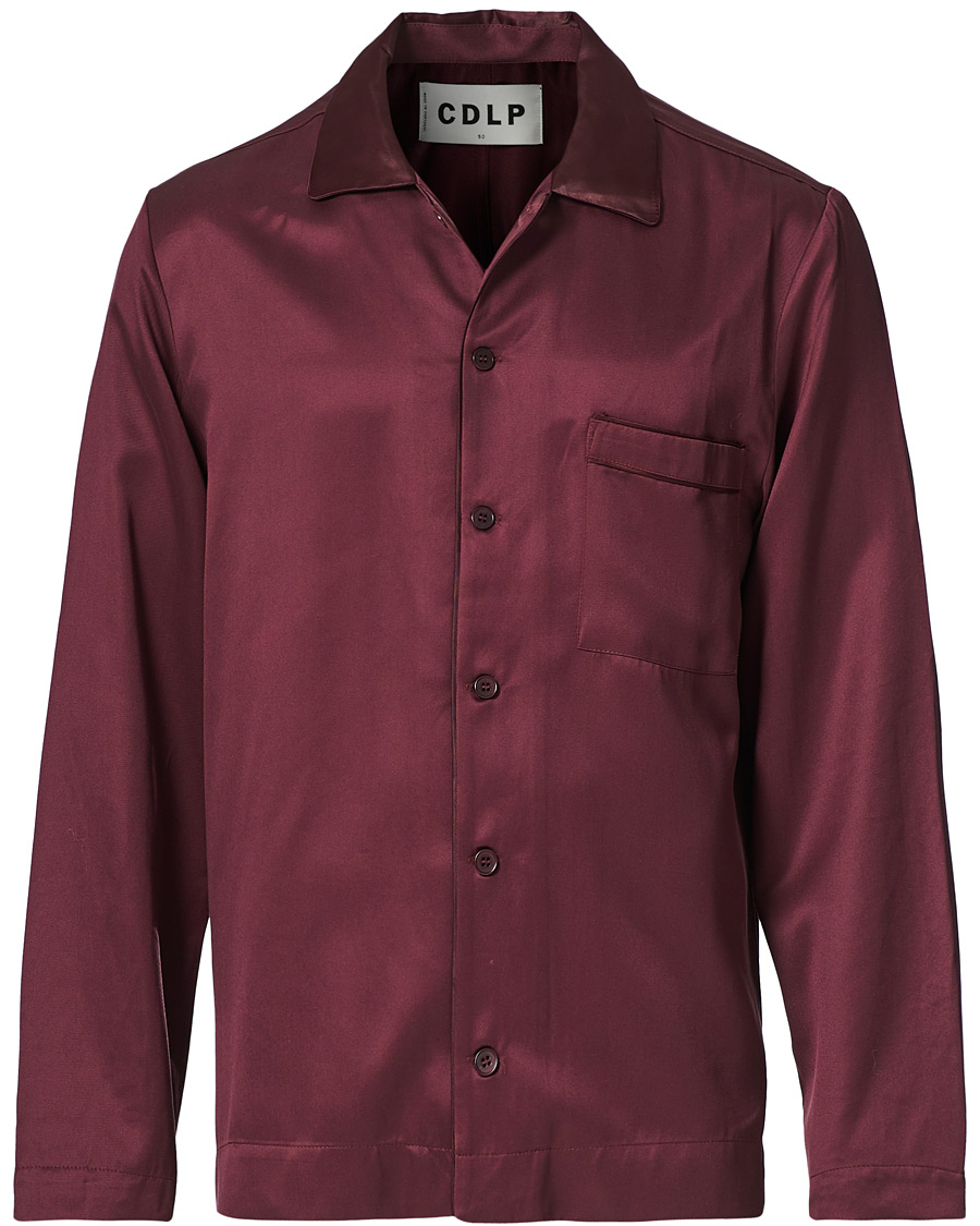 Miehet | Pyjama | CDLP | Home Suit Long Sleeve Top Burgundy