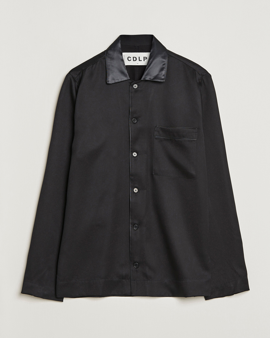 Miehet | Pyjama | CDLP | Home Suit Long Sleeve Top Black