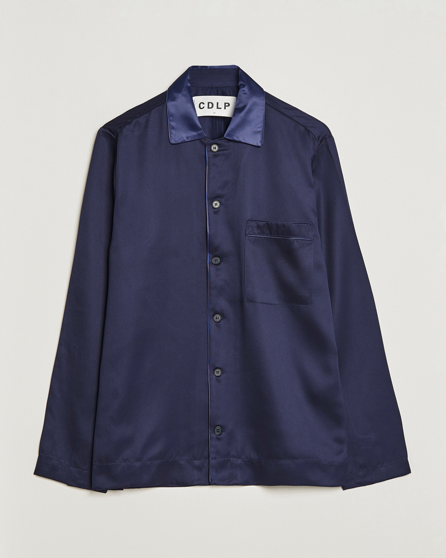 Miehet | Pyjama | CDLP | Home Suit Long Sleeve Top Navy Blue