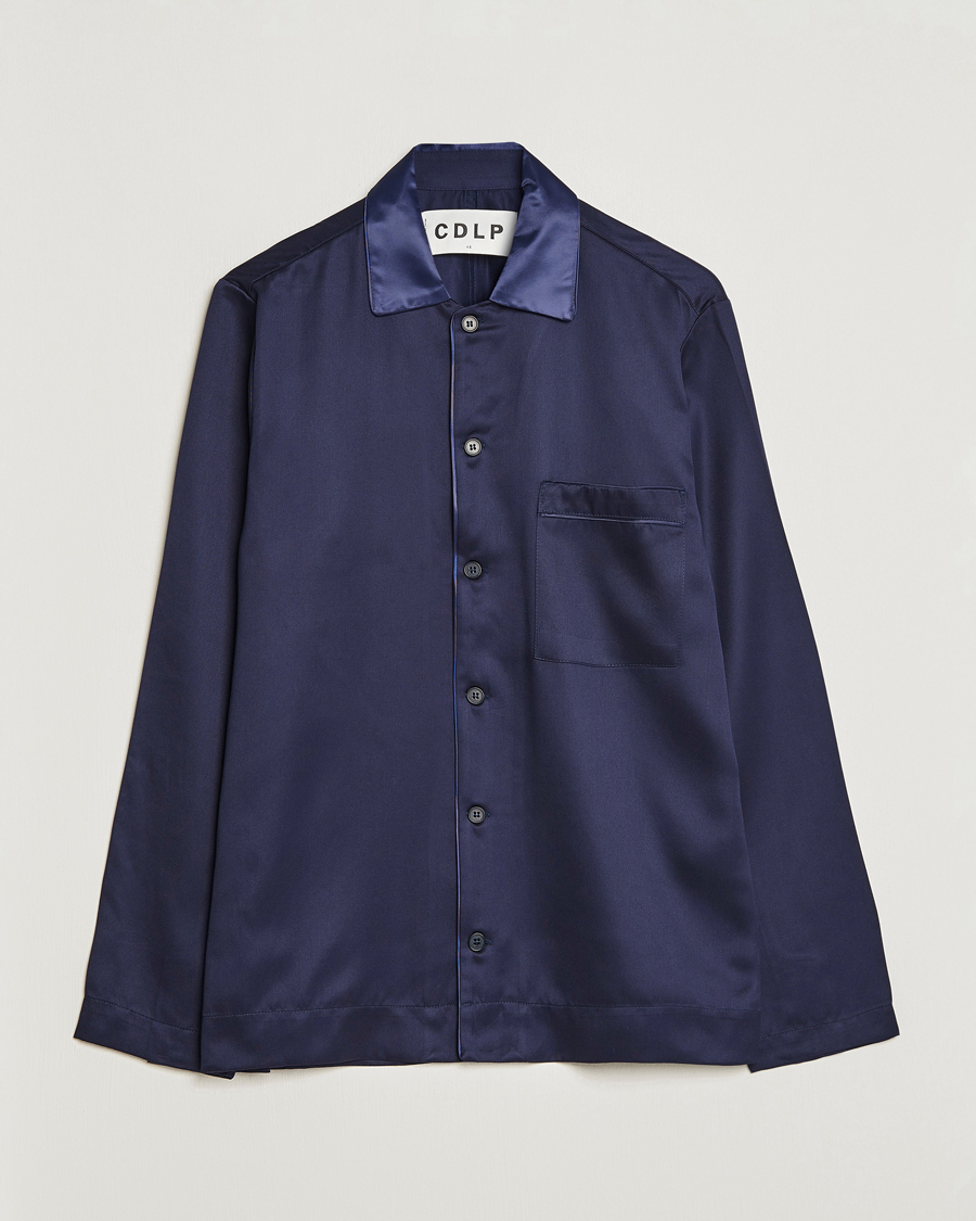 Mies | Yöpuvut ja kylpytakit | CDLP | Home Suit Long Sleeve Top Navy Blue