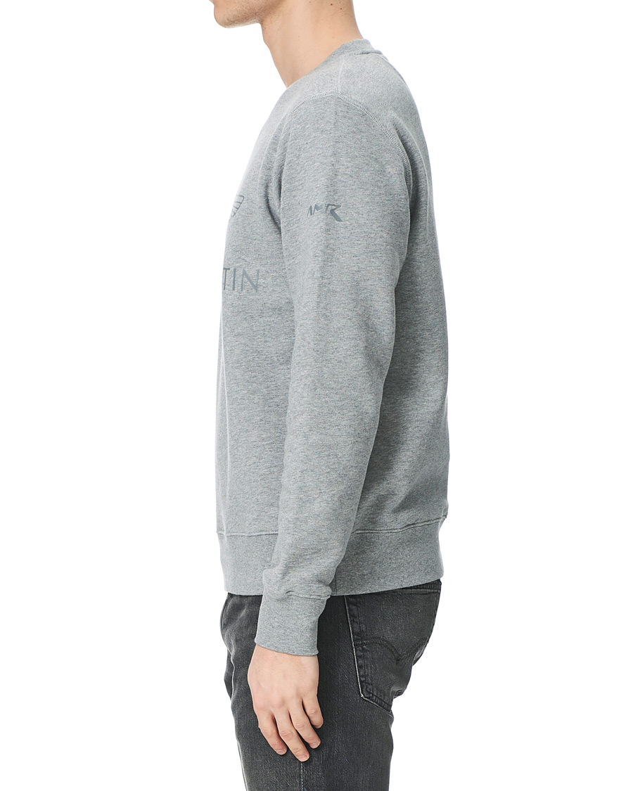 Mies | Puserot | Hackett | AMR Wings Logo Sweatshirt Grey Marl