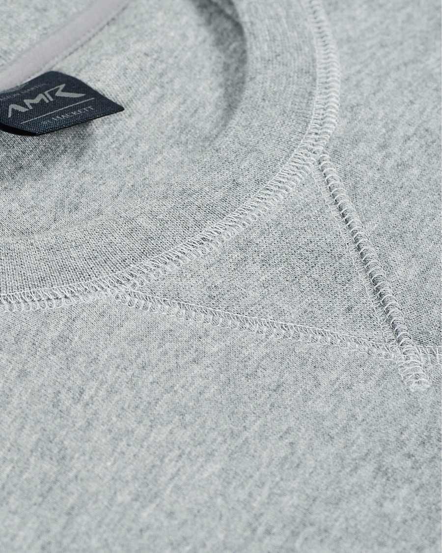 Mies | Puserot | Hackett | AMR Wings Logo Sweatshirt Grey Marl