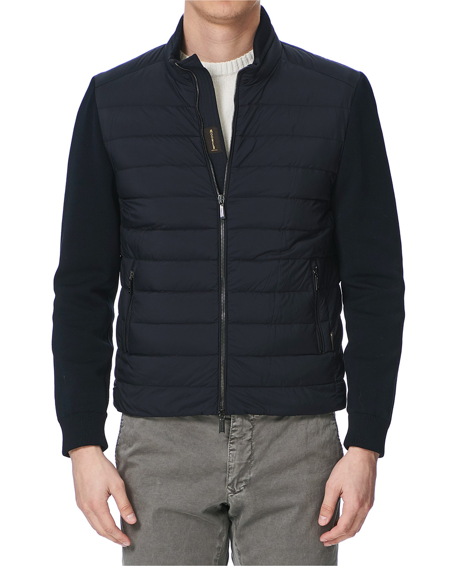 Mies |  | MooRER | Hybrid Padded Jacket Dark Blue