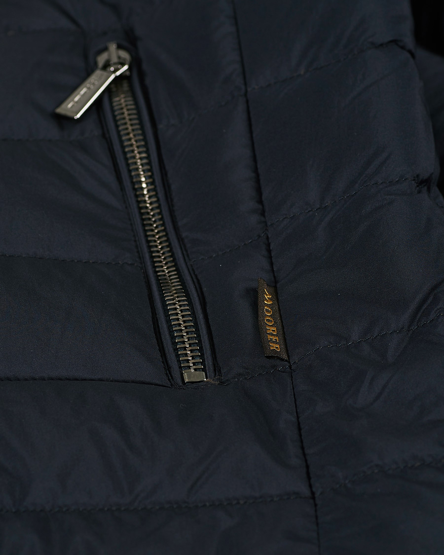 Mies | Takit | MooRER | Hybrid Padded Jacket Dark Blue