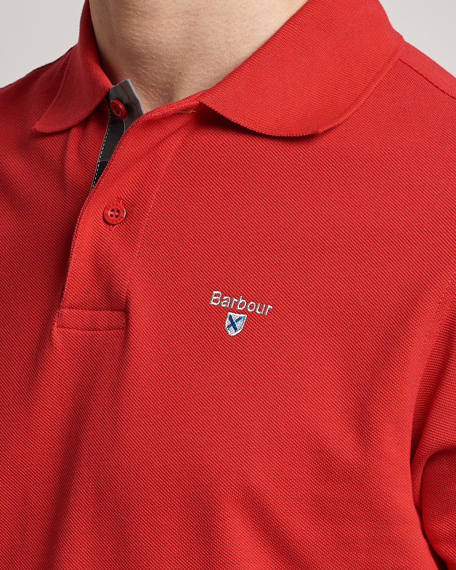Mies | Pikeet | Barbour Lifestyle | Tartan Pique Polo Red