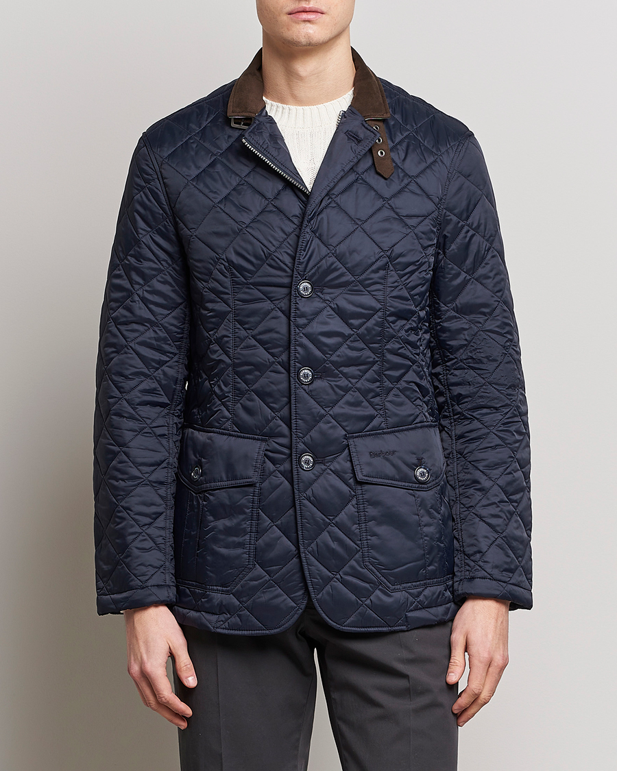 Mies | Kevättakit | Barbour Lifestyle | Quilted Sander Jacket Navy