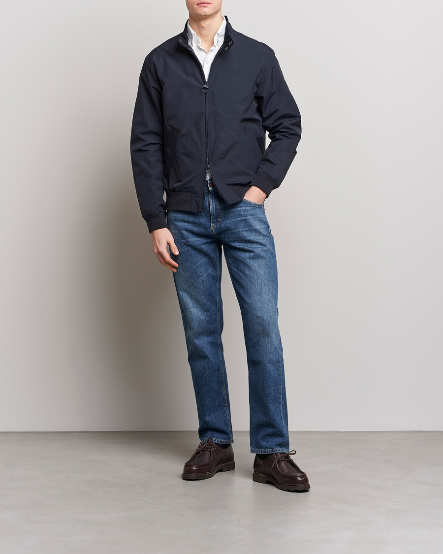 Mies | Takit | Barbour Lifestyle | Royston Casual Harrington Jacket Navy
