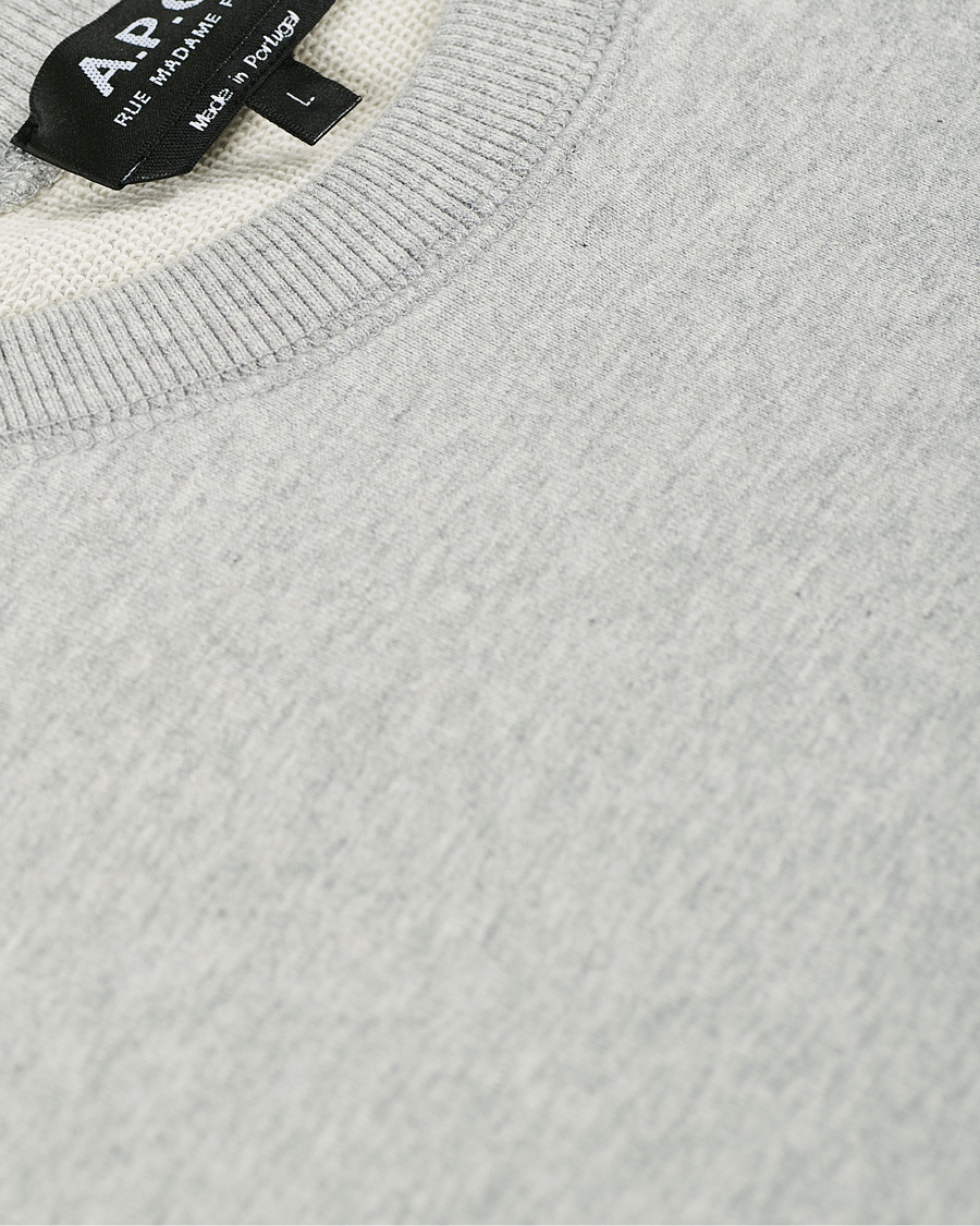 Mies | Puserot | A.P.C. | Item Crew Neck Sweatshirt Heather Grey