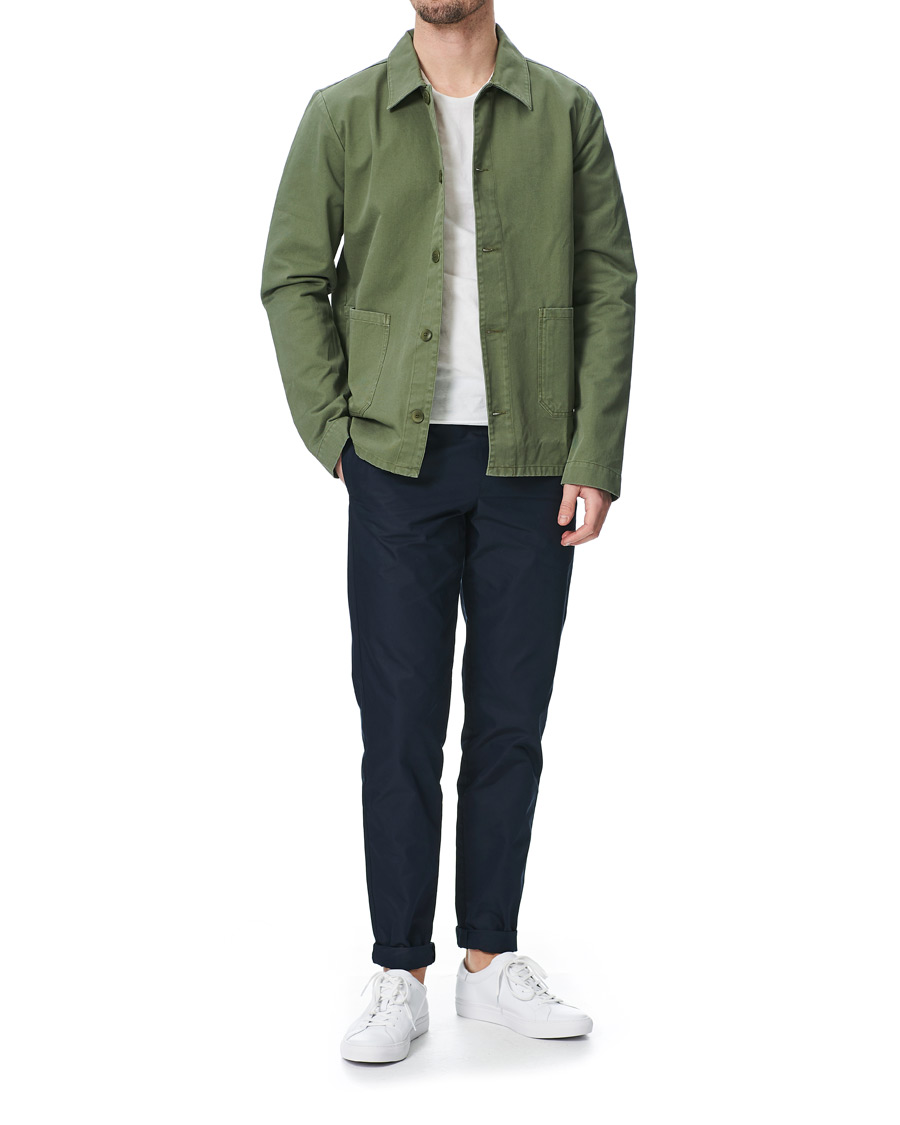 Mies | Kauluspaidat | A.P.C. | Kerlouan Shirt Jacket Olive
