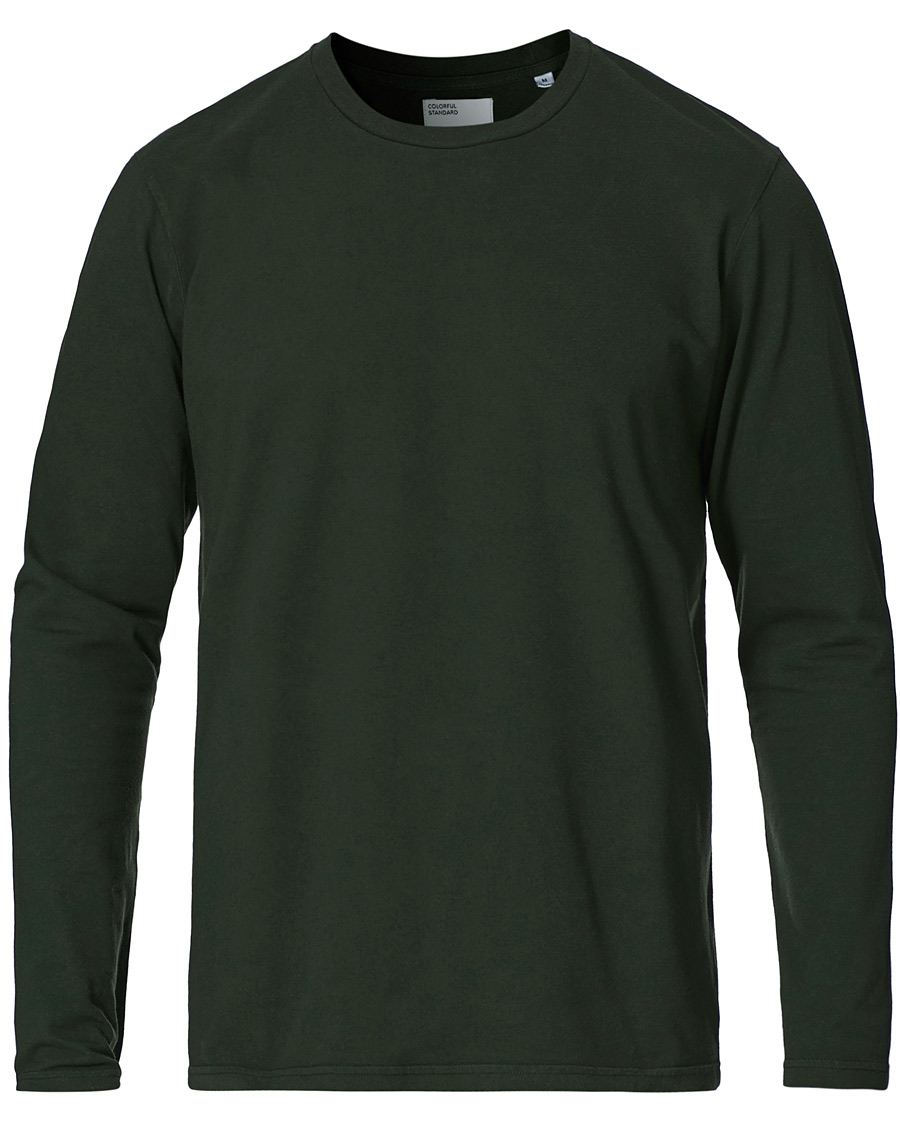 Mies | T-paidat | Colorful Standard | Classic Organic Long Sleeve T-shirt Hunter Green