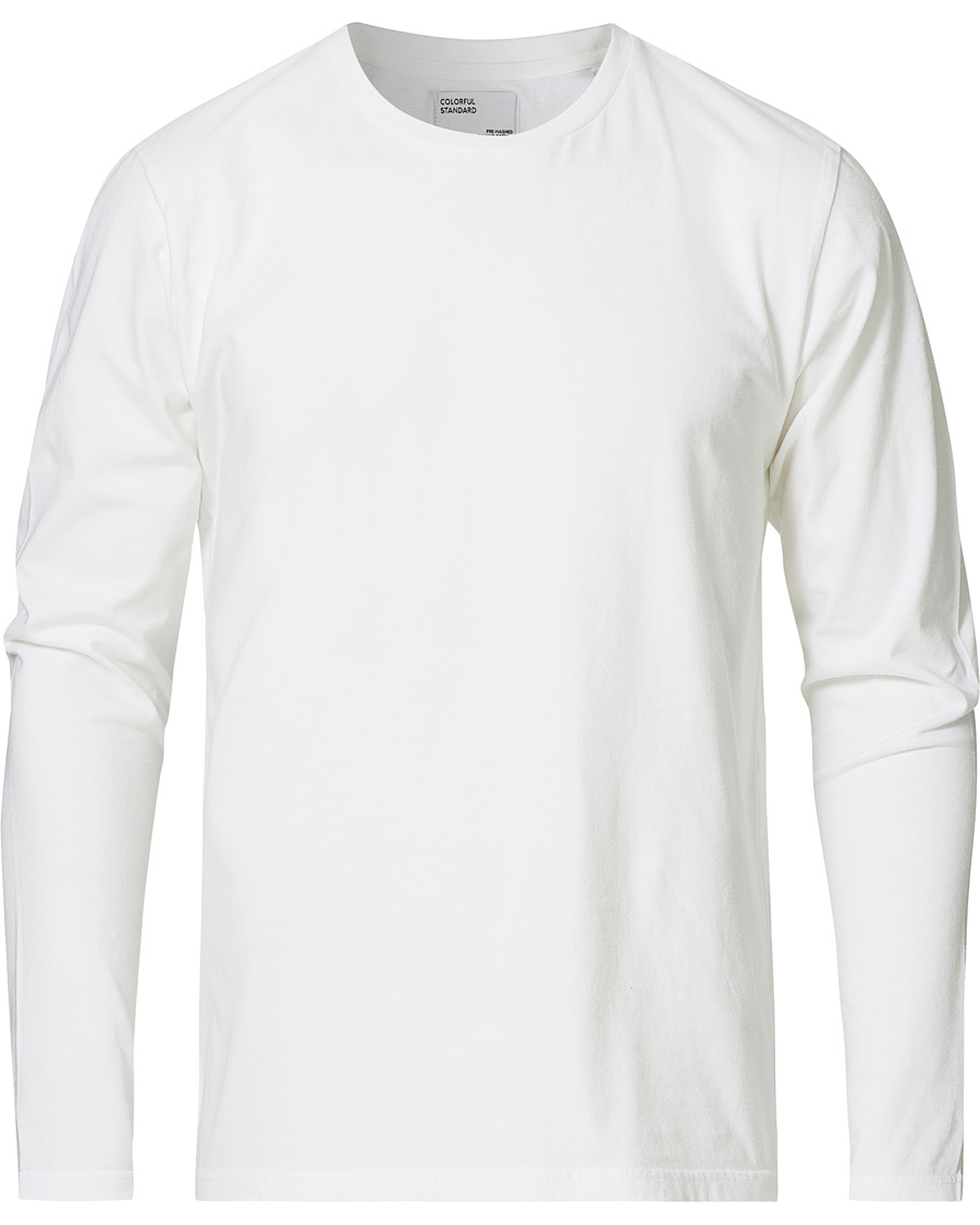 Mies | T-paidat | Colorful Standard | Classic Organic Long Sleeve T-shirt Optical White