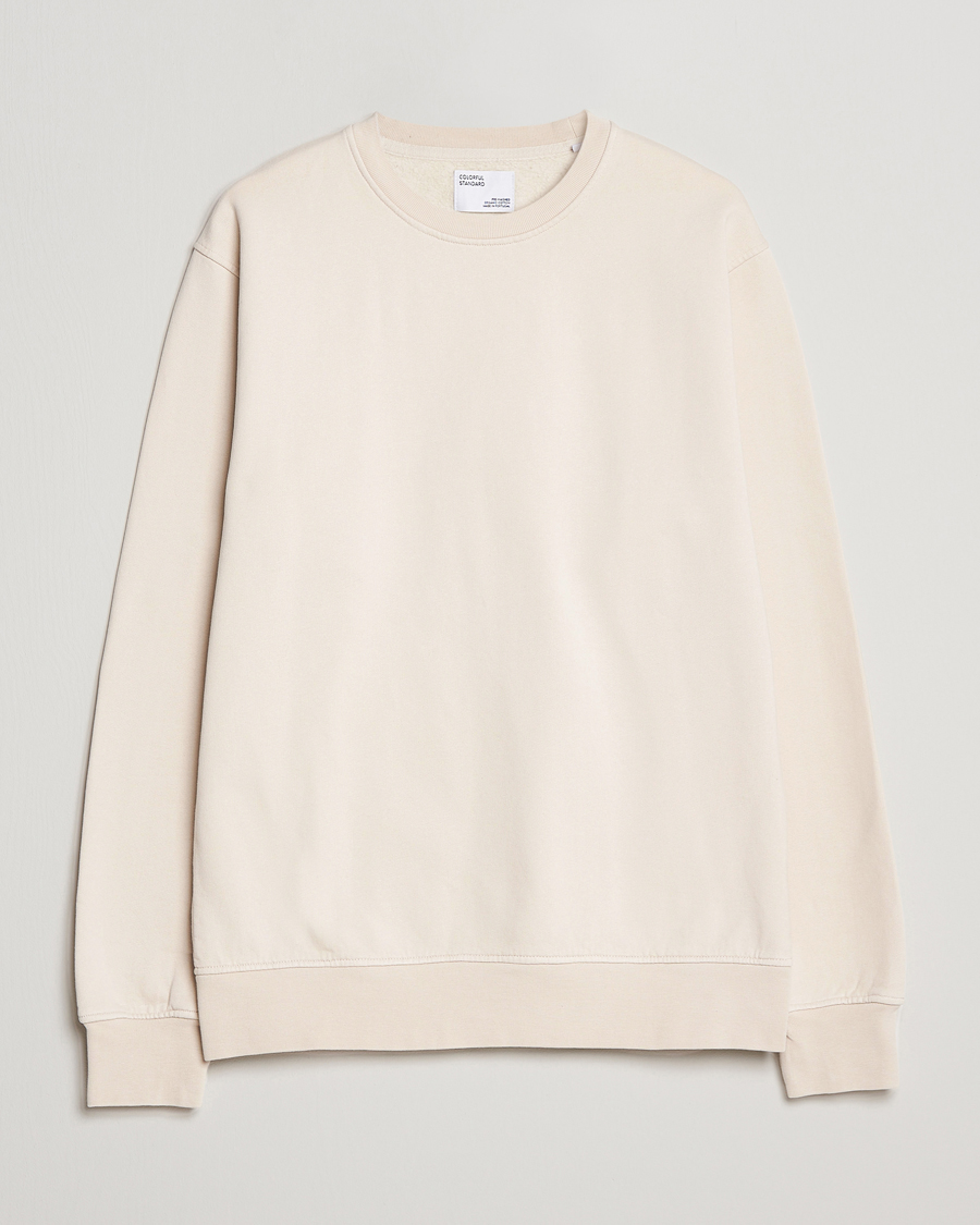 Mies | Puserot | Colorful Standard | Classic Organic Crew Neck Sweat Ivory White