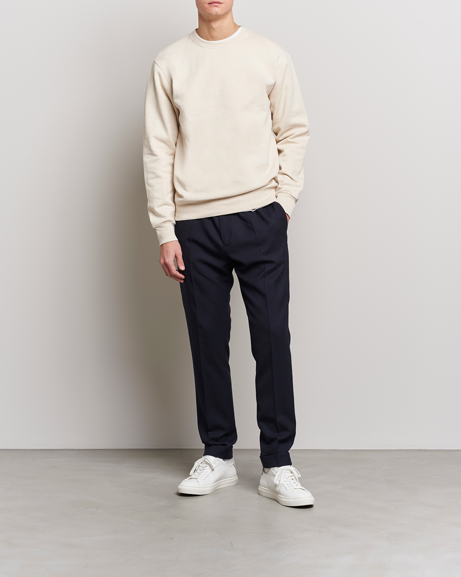Mies | Puserot | Colorful Standard | Classic Organic Crew Neck Sweat Ivory White