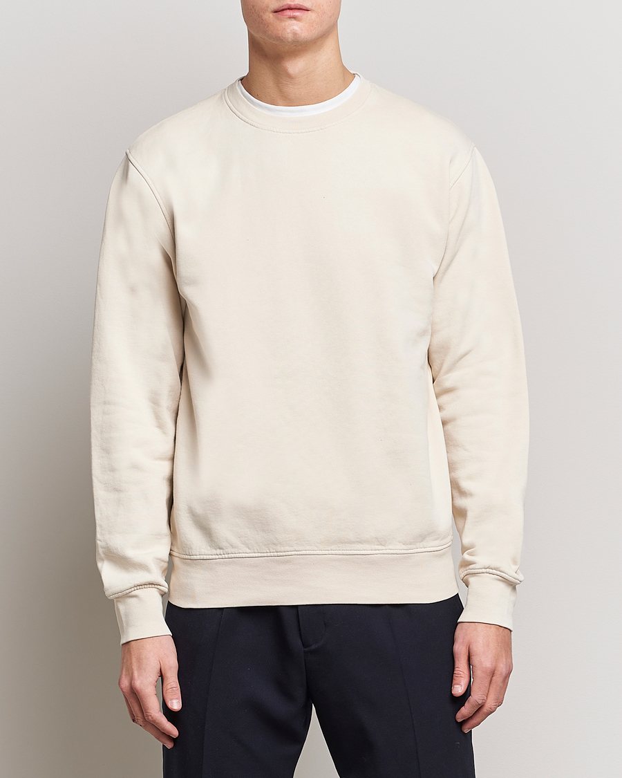 Mies |  | Colorful Standard | Classic Organic Crew Neck Sweat Ivory White