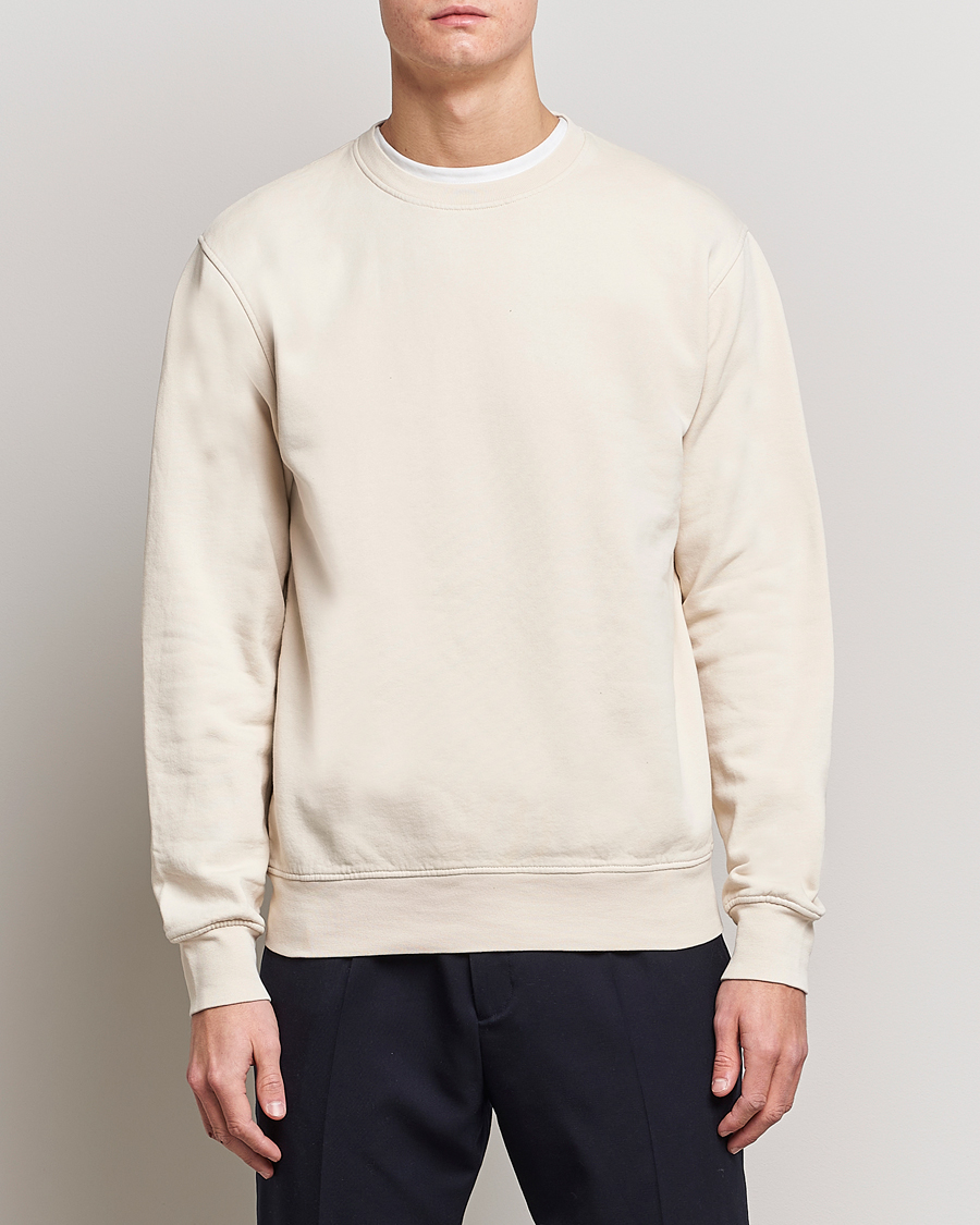 Mies | Puserot | Colorful Standard | Classic Organic Crew Neck Sweat Ivory White
