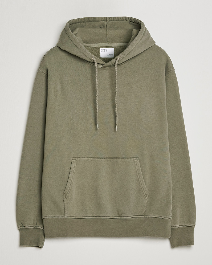Mies | Puserot | Colorful Standard | Classic Organic Hood Dusty Olive