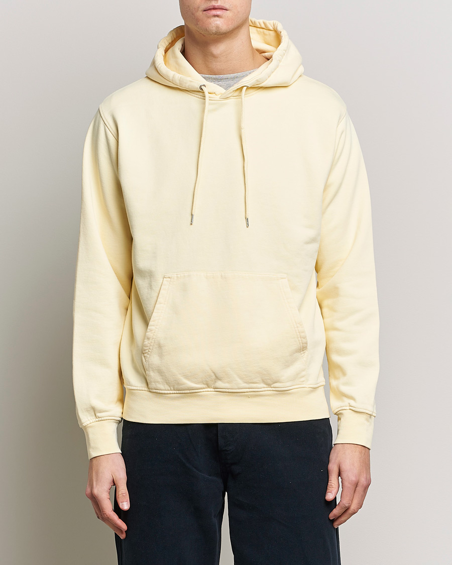Mies | Puserot | Colorful Standard | Classic Organic Hood Soft Yellow