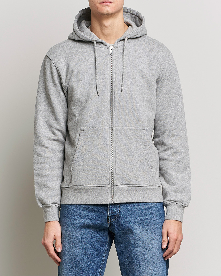 Mies | Alle 100 | Colorful Standard | Classic Organic Full Zip Hood Heather Grey