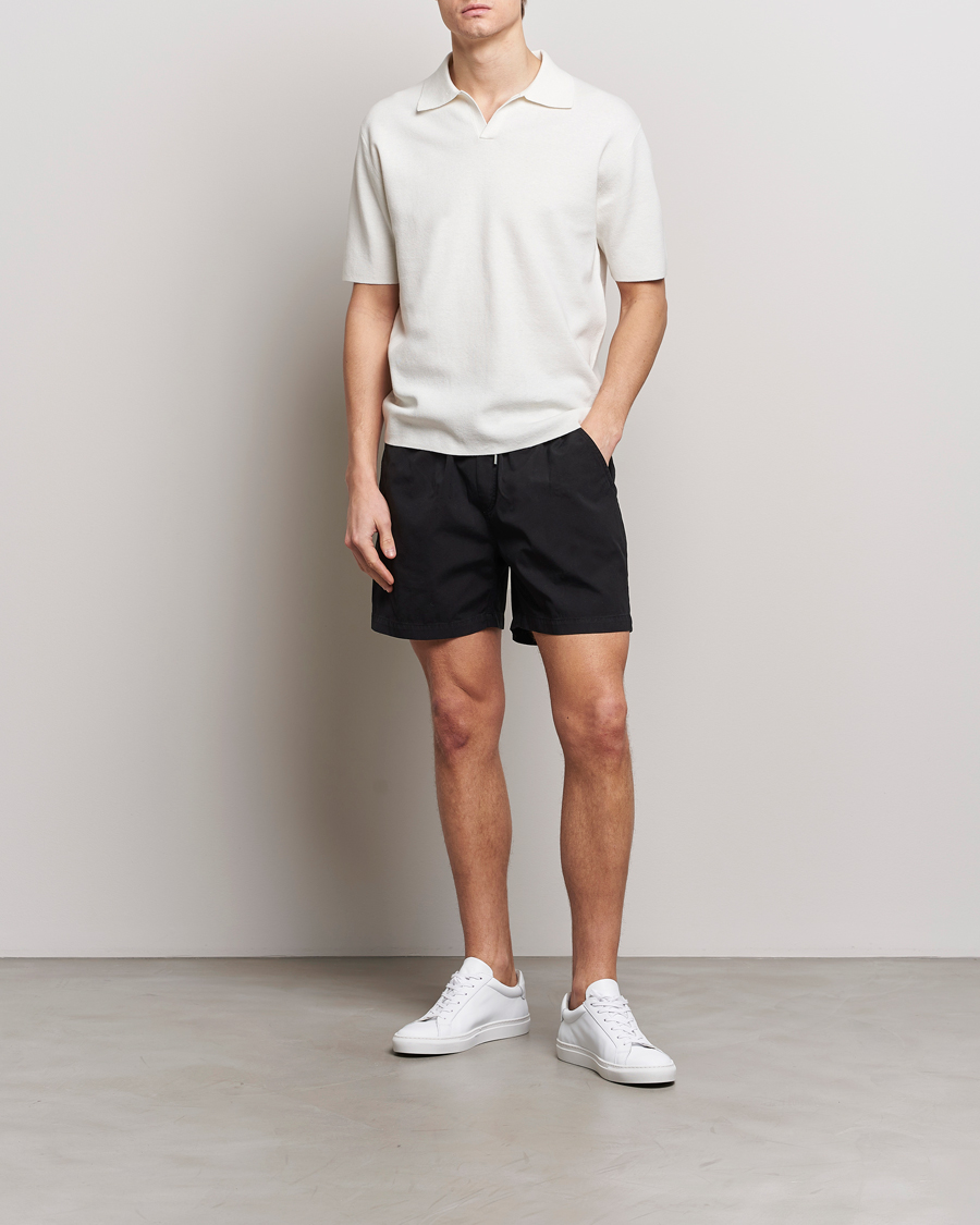 Mies | Shortsit | Colorful Standard | Classic Organic Twill Drawstring Shorts Deep Black