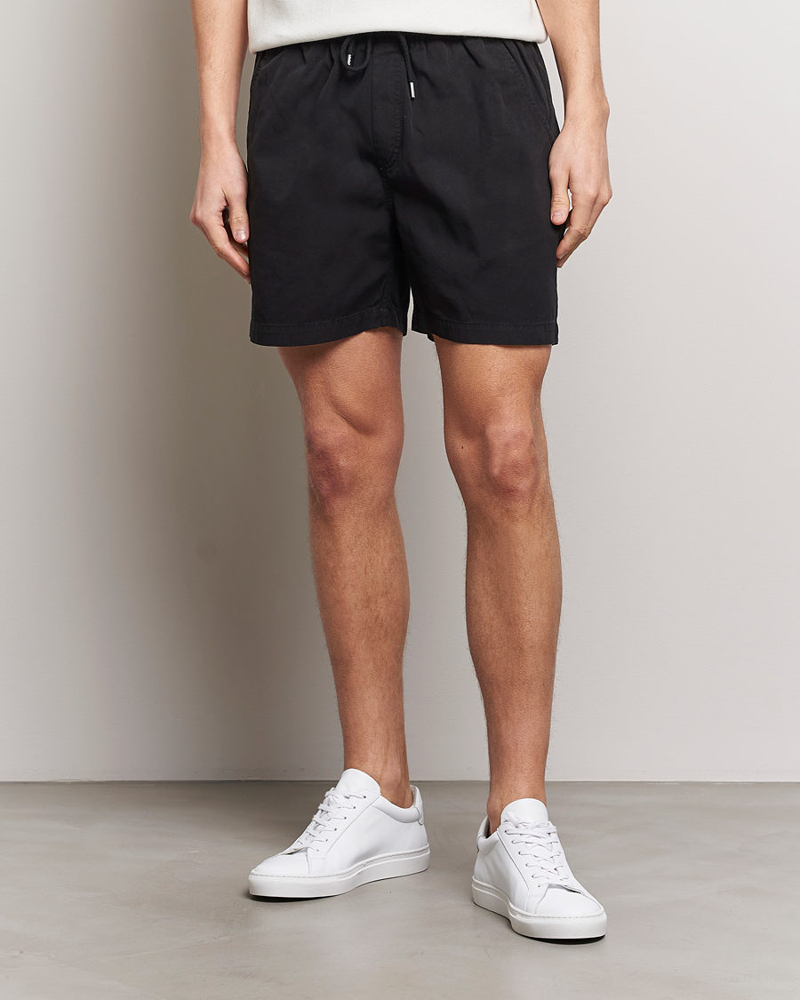 Mies | Shortsit | Colorful Standard | Classic Organic Twill Drawstring Shorts Deep Black