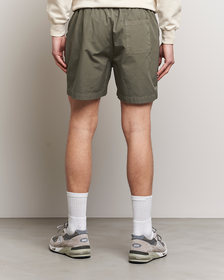 Mies | Shortsit | Colorful Standard | Classic Organic Twill Drawstring Shorts Dusty Olive
