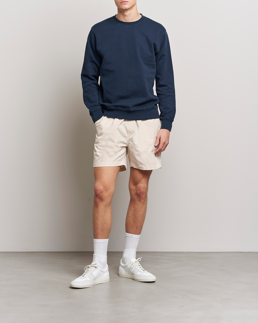 Mies | Shortsit | Colorful Standard | Classic Organic Twill Drawstring Shorts Ivory White