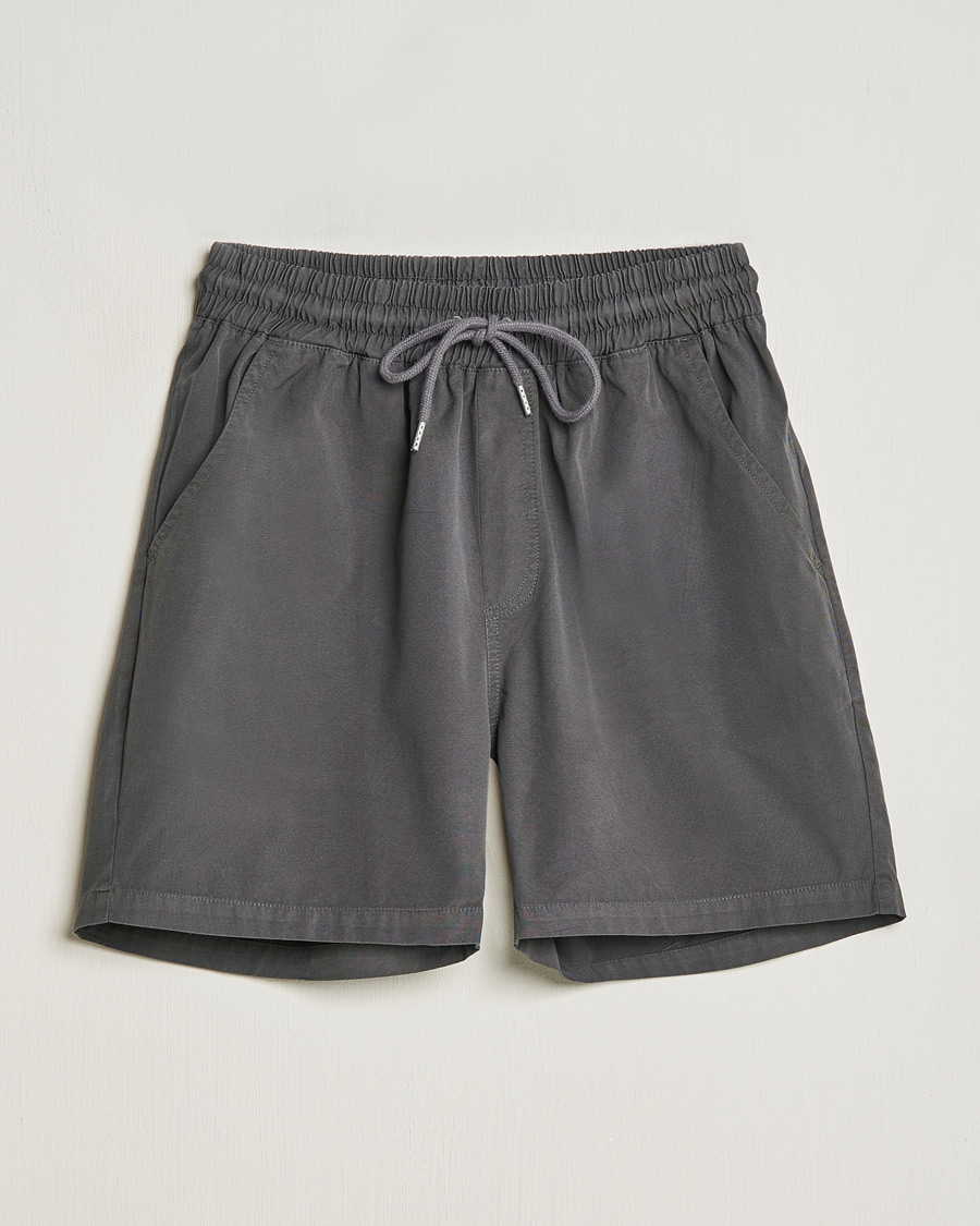 Mies | Shortsit | Colorful Standard | Classic Organic Twill Drawstring Shorts Lava Grey