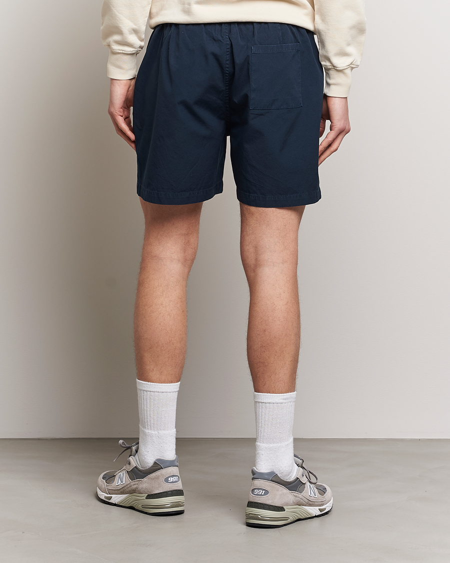 Mies | Shortsit | Colorful Standard | Classic Organic Twill Drawstring Shorts Navy Blue