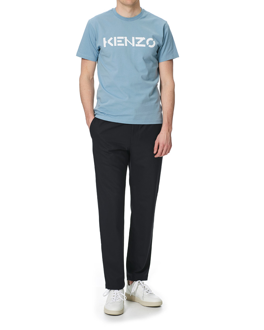 Mies | T-paidat | KENZO | Logo Classic Crew Neck Tee Glacier