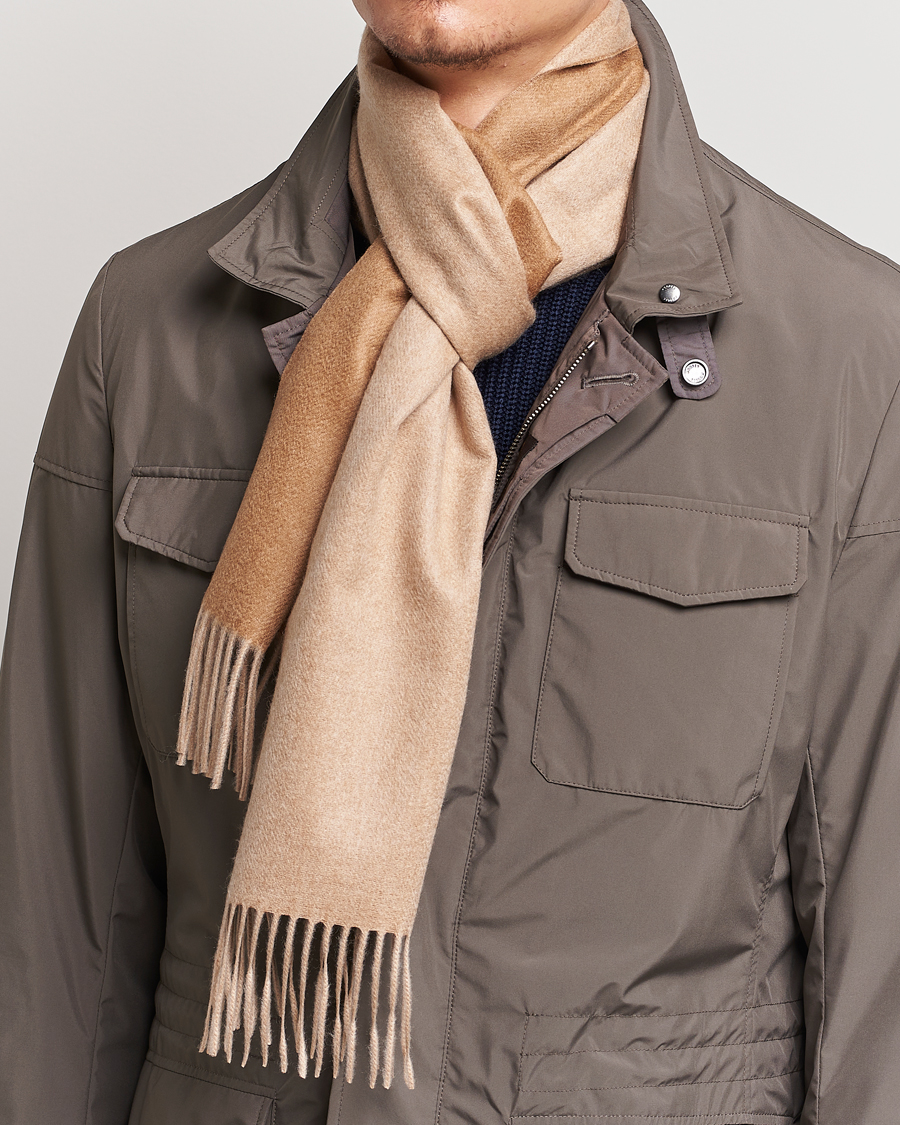 Mies | Osastot | Piacenza Cashmere | Vicuna/Baby Cashmere Scarf Camel