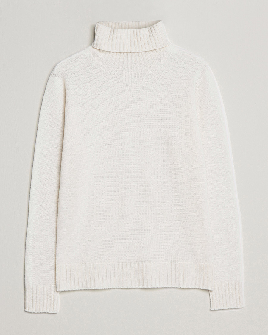 Mies | Puserot | Altea | Wool/Cashmere Turtleneck Sweater Latte
