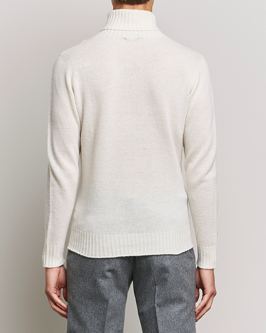 Mies | Puserot | Altea | Wool/Cashmere Turtleneck Sweater Latte