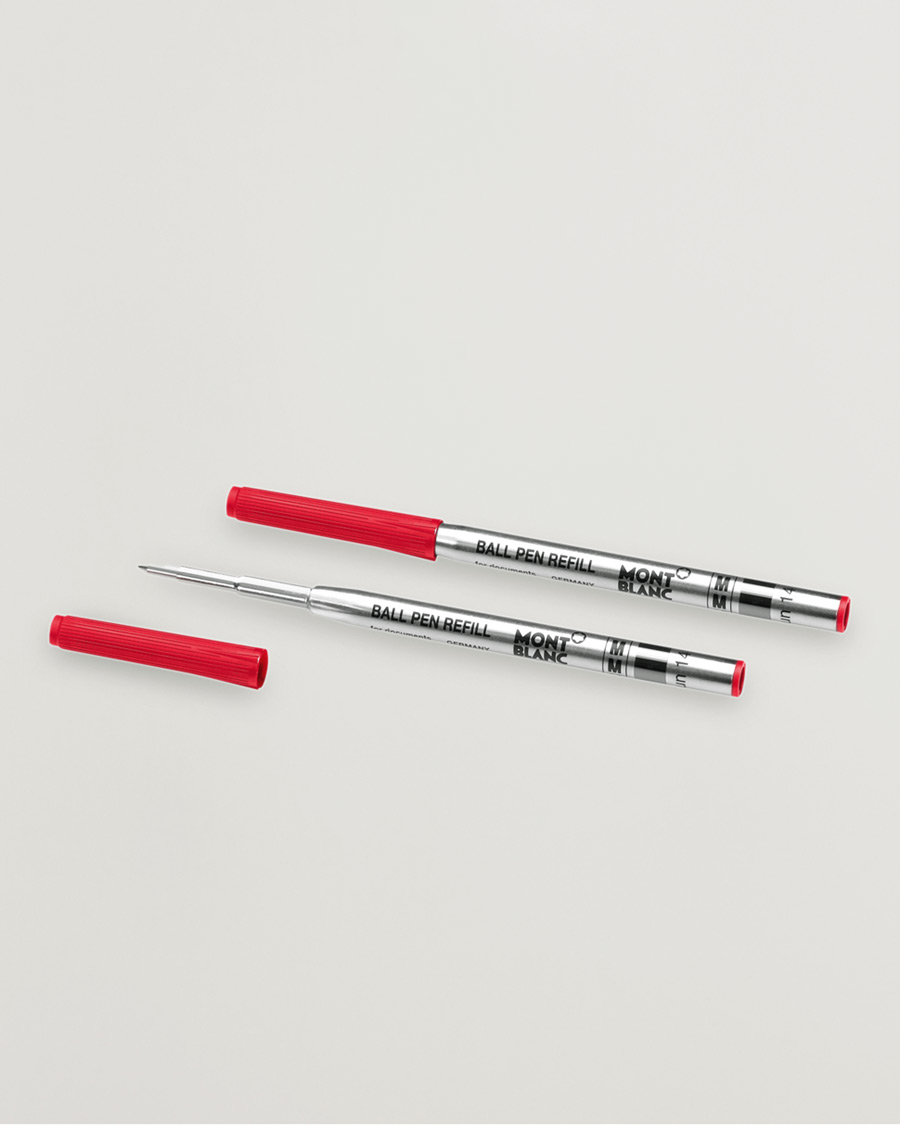 Mies |  | Montblanc | 2 Ballpoint Pen Refills Modena Red