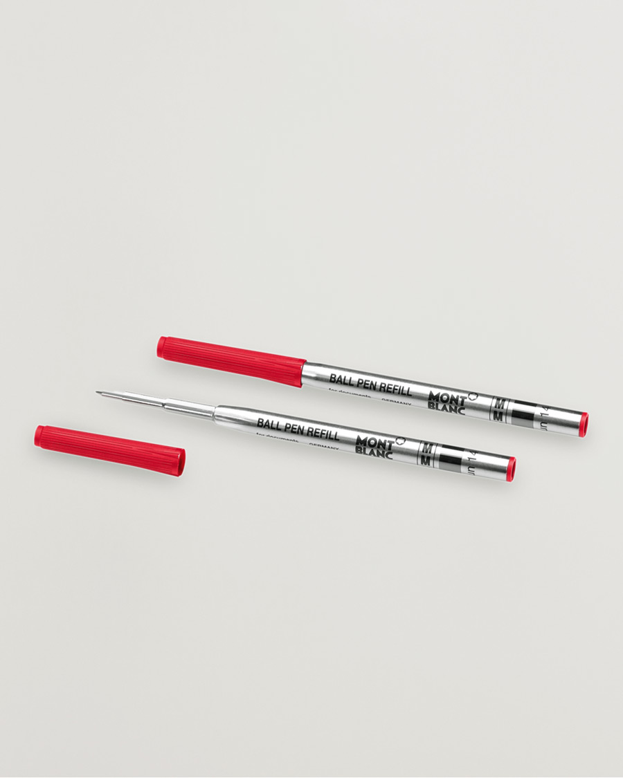 Mies | Kynät | Montblanc | 2 Ballpoint Pen Refills Modena Red