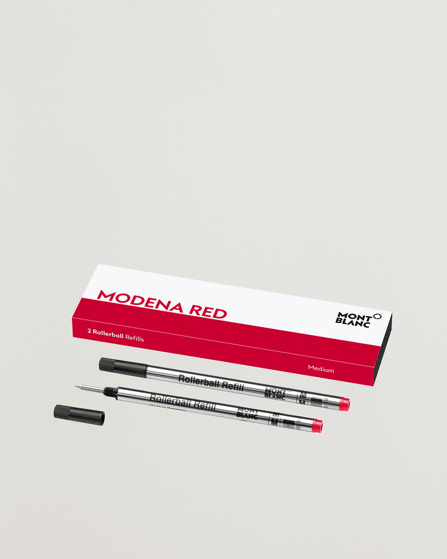 Mies |  | Montblanc | 2 Rollerball Refills Modena Red