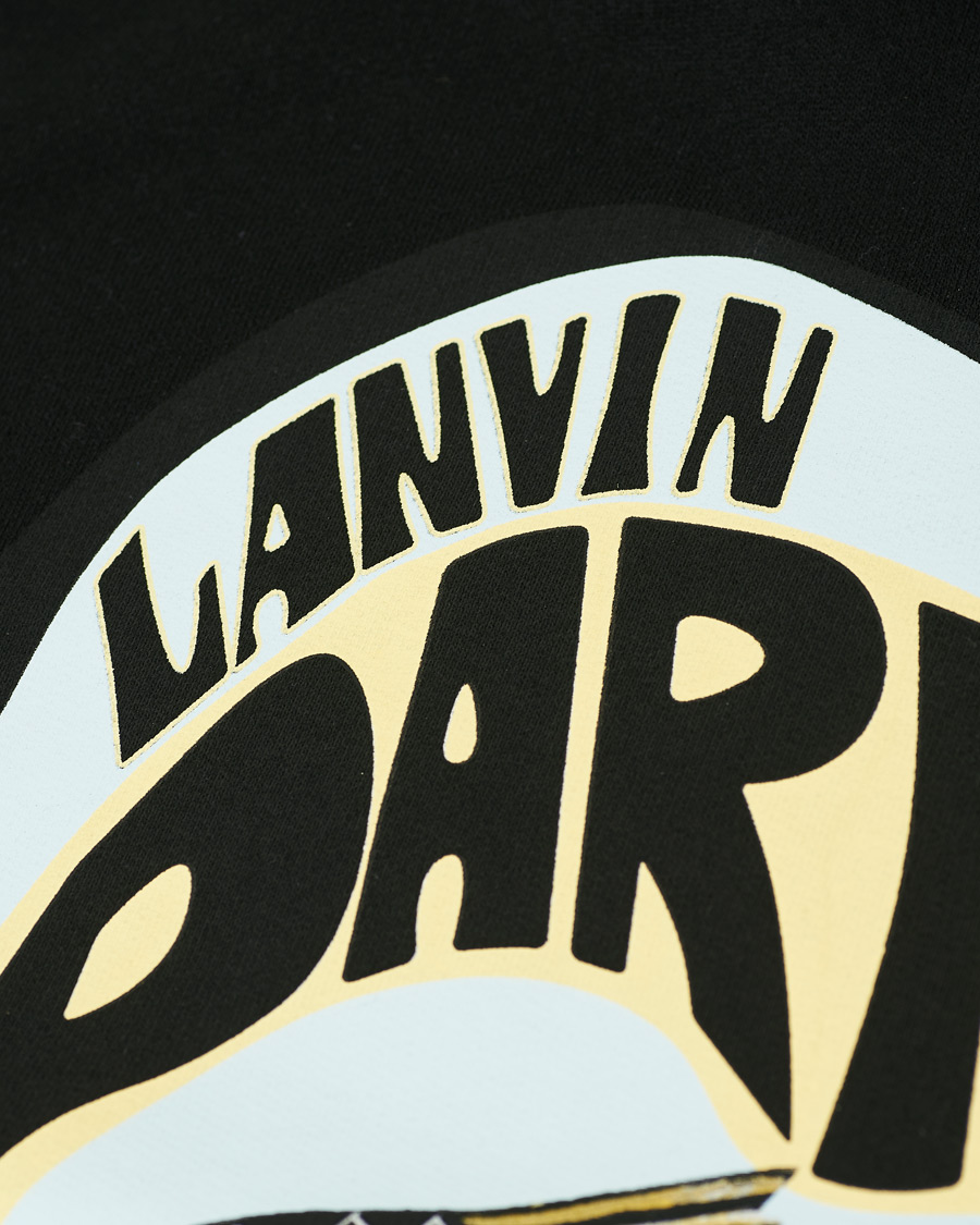 Mies | Puserot | Lanvin | Cat Print Hoodie Black